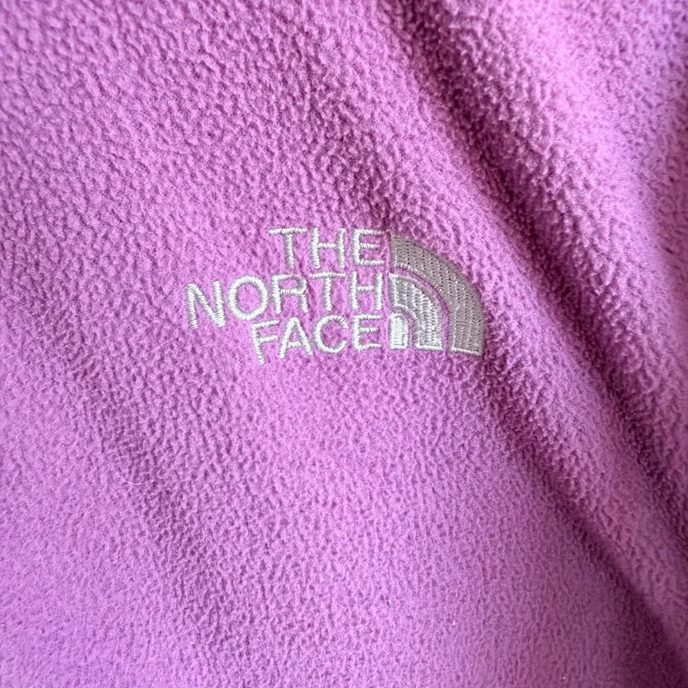 The North Face Girls‎ Fleece Jacket Purple Full Zip Kids Size Medium M